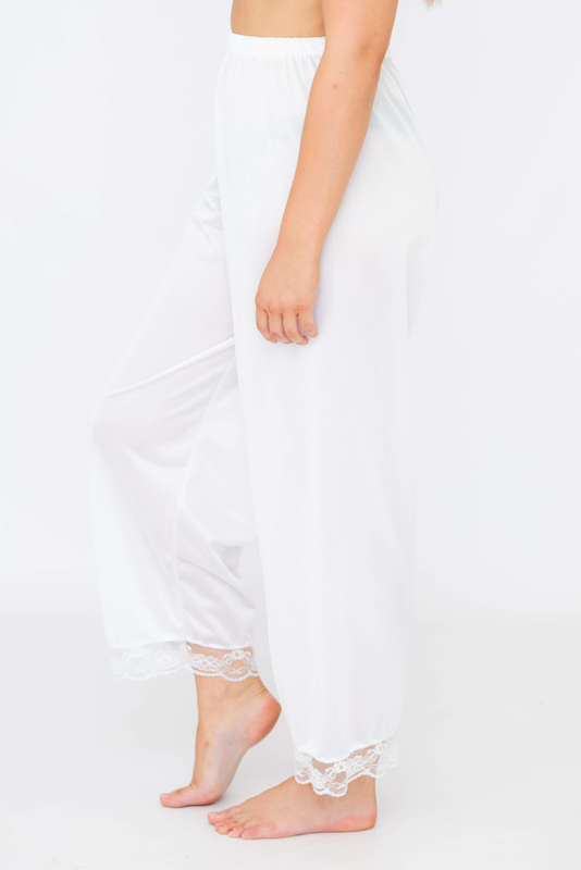 Senza Undergarment Slip Pants Black White