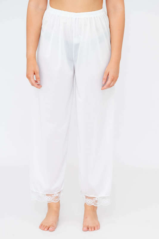 Senza Undergarment Slip Pants Black White