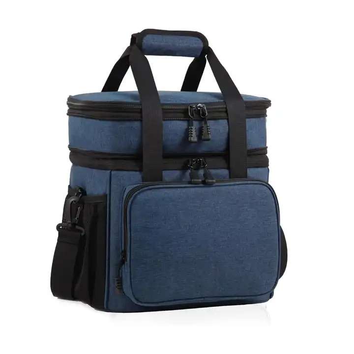 Double Decker Thermal Cooler Lunch Bag