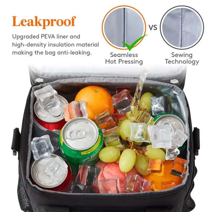 Double Decker Thermal Cooler Lunch Bag