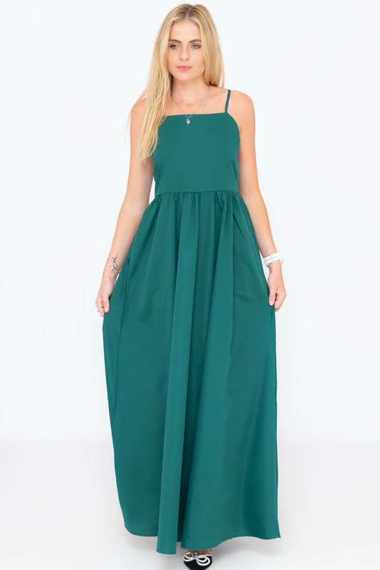 Jack Strappy Midaxi Summer Party Dress With Pockets