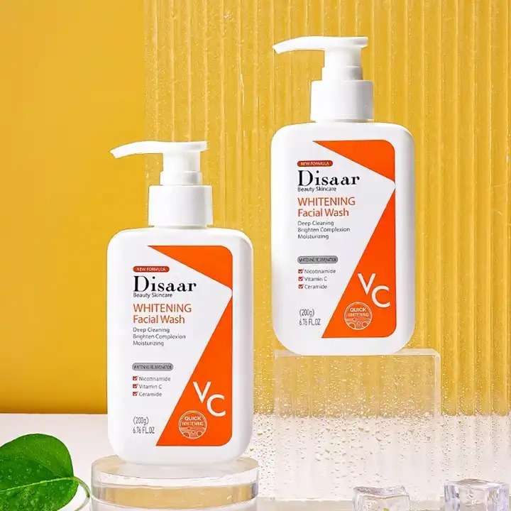 Whitening Facial Cleanser With Vitamin C Brighten Moisturizer Repair Skin Deep Cleansing Face Wash