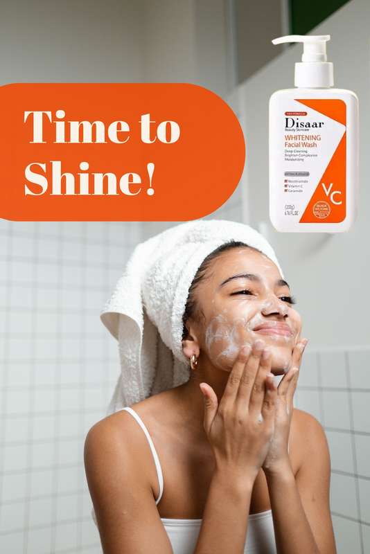 Whitening Facial Cleanser With Vitamin C Brighten Moisturizer Repair Skin Deep Cleansing Face Wash