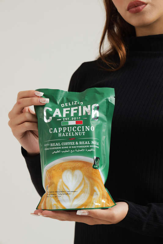Delizio Caffino Hazelnut 3 in1 Instant Coffee 10 X 20g Sachets Per Pack