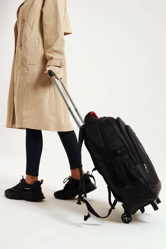 PRASDOS Maxi Trolley Backpack School Bag - Travel Bag 60cm X 40cm With Multiple Compartments
