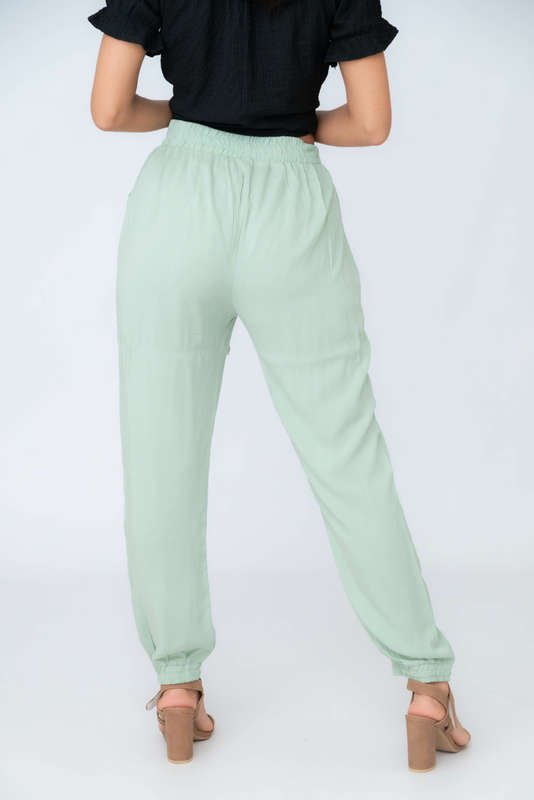 Sofia Viscose Casual Pants With Pockets