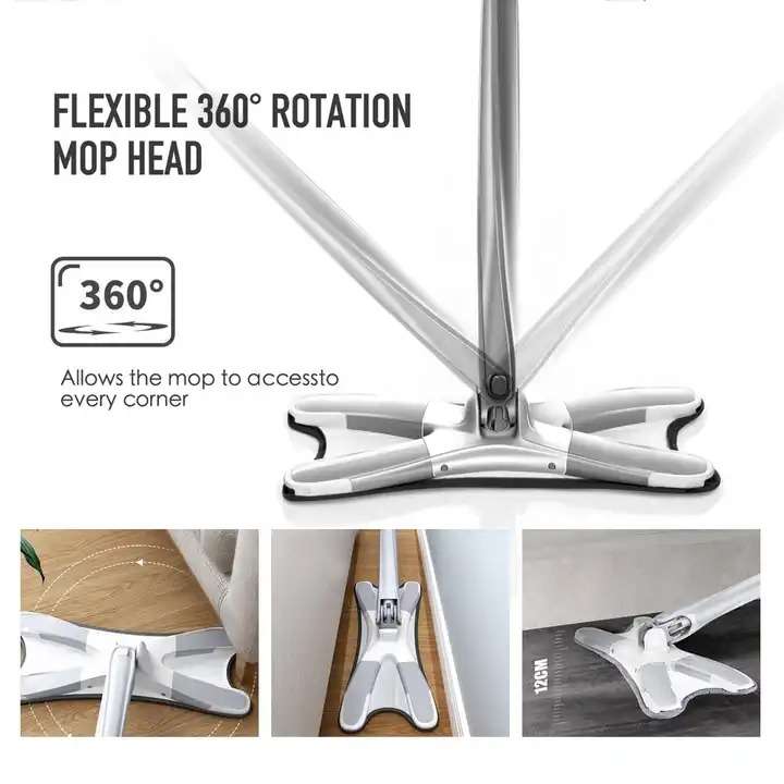Microfiber X-Type Twist Floor Mop