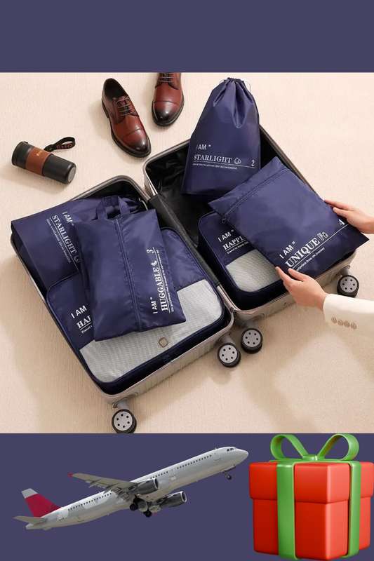 Senza® 6 Piece Travel Packing Cubes Luggage Organizer Set
