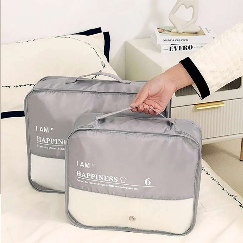 Senza® 6 Piece Travel Packing Cubes Luggage Organizer Set