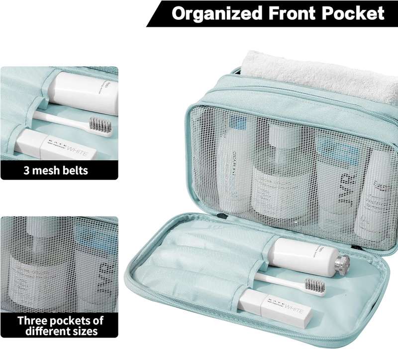 Senza® 3 Compartment Travel Toiletry Accessories Travel Bag