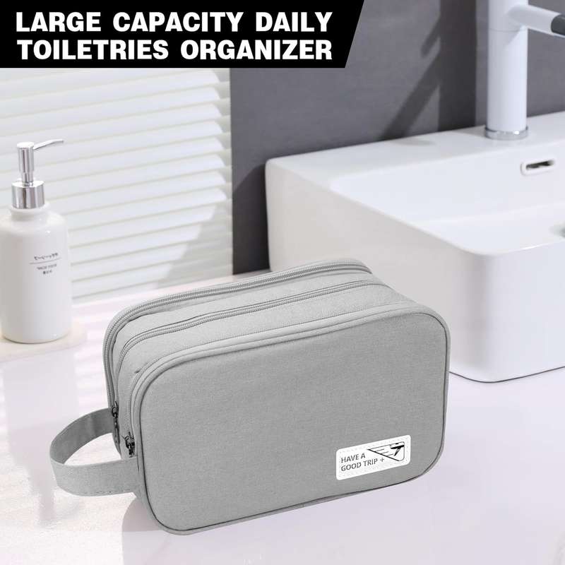 Senza® 3 Compartment Travel Toiletry Accessories Travel Bag