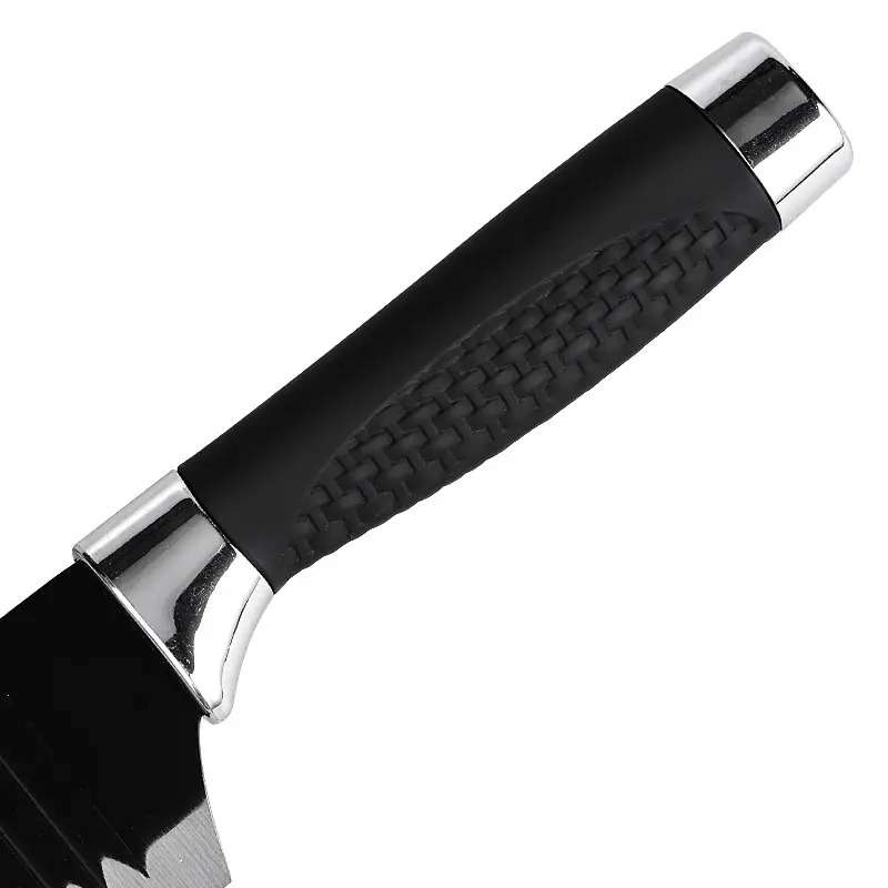 6 Piece Stainless Steel Kitchen Knives Slicer Set With Gift Case Black