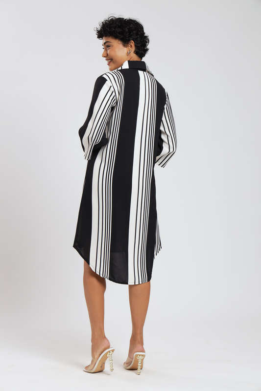 Nova Button Down Shirt Dress