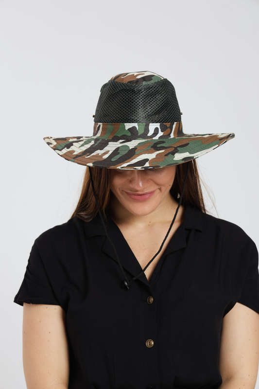 Senza Camouflage Sun Hat