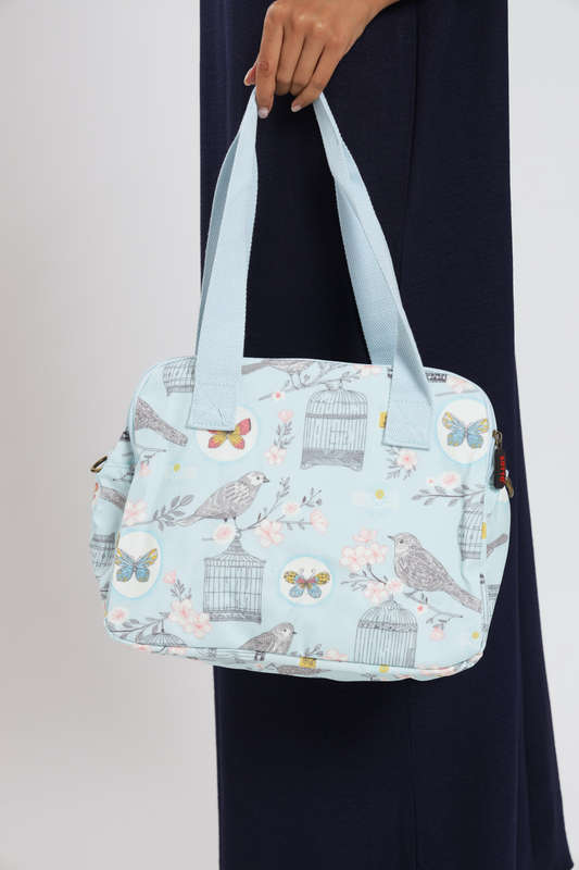 ladies Luxury Travel Crossbody Mummy Handbag With Multiple Compartments & Wide Strap