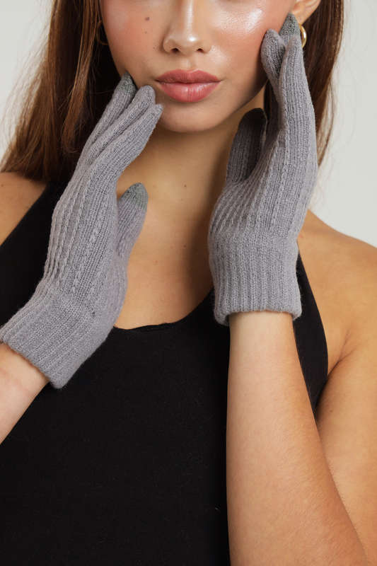 Senza Smart Touch Screen Gloves Unisex Winter Warm Telefingers Knit Full Finger Mitten
