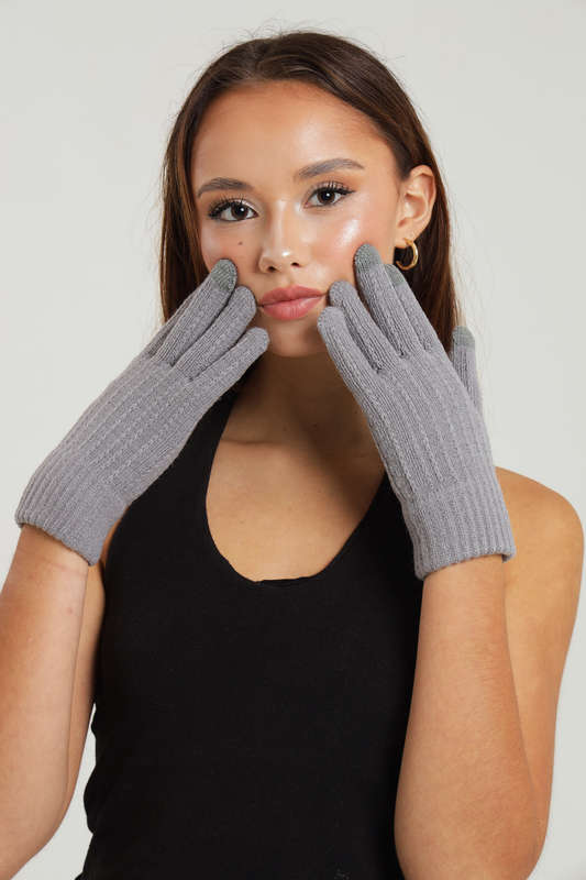 Senza Smart Touch Screen Gloves Unisex Winter Warm Telefingers Knit Full Finger Mitten