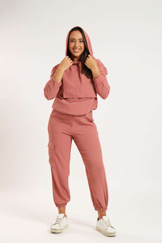 Georgia Hooded Lightweight Tracksuit Sweatsuit Set with Pockets