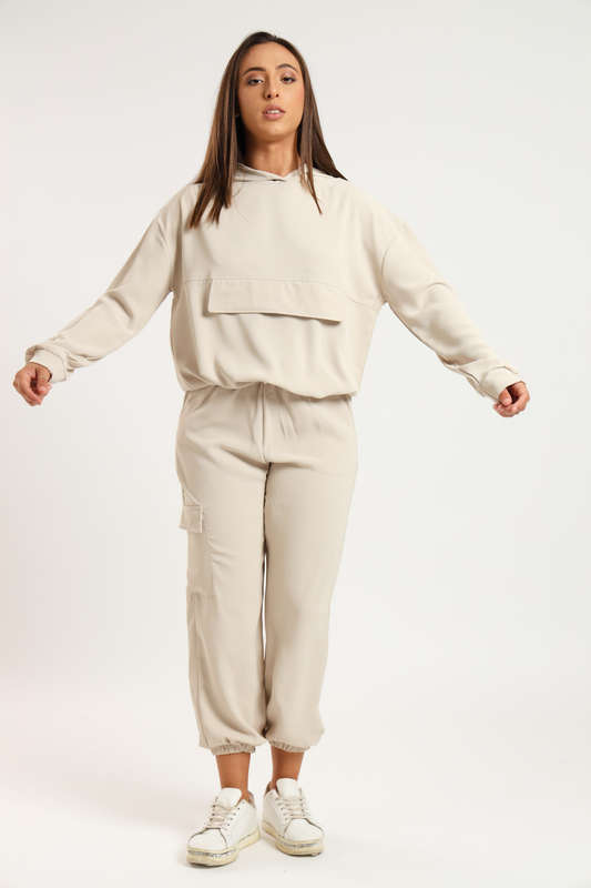 Georgia Hooded Lightweight Tracksuit Sweatsuit Set with Pockets
