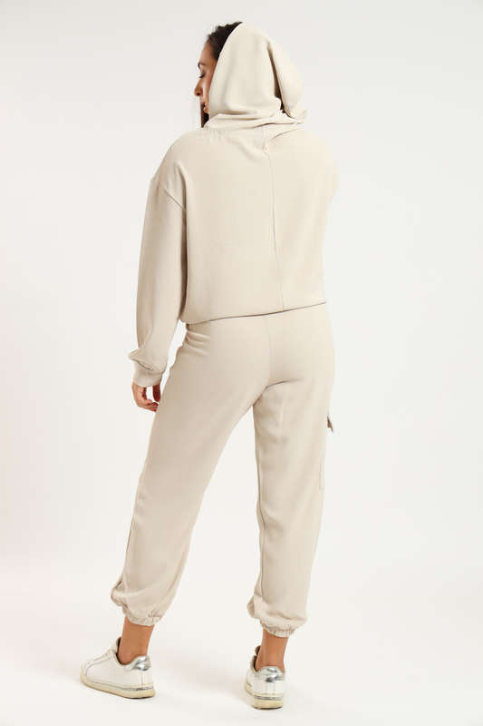 Georgia Hooded Lightweight Tracksuit Sweatsuit Set with Pockets