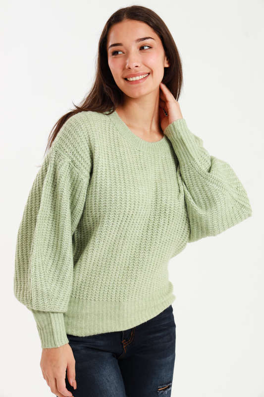 Ladies ZARA Cozy Plush Long Sleeve Pullover Sweater Jersey