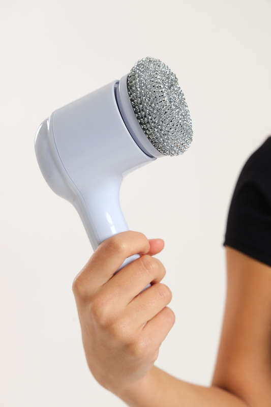 Rechargeable Electric Spin Magic Scrubber With 3 Heads &amp; LED Display