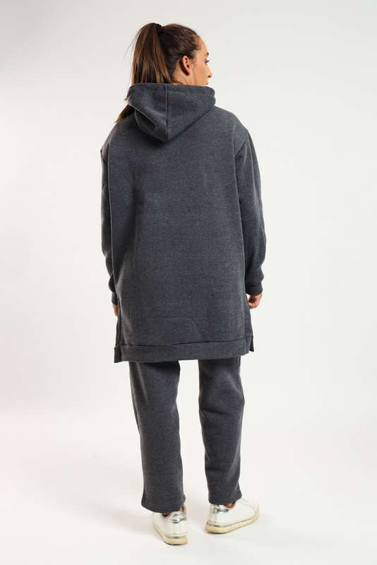 Skylar Hooded Fleece Lined Oversized Pants OR Sweater