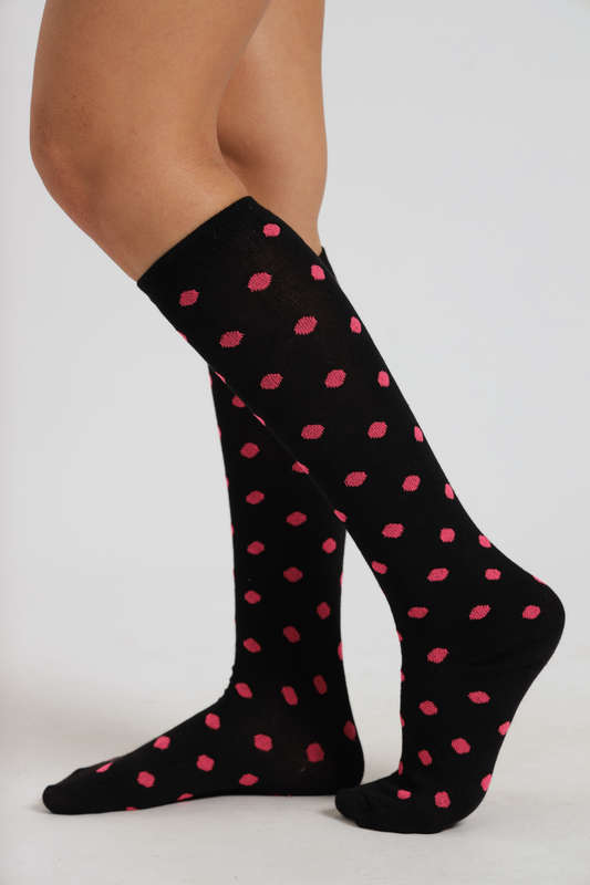 5 Pack Ladies Knee High Socks