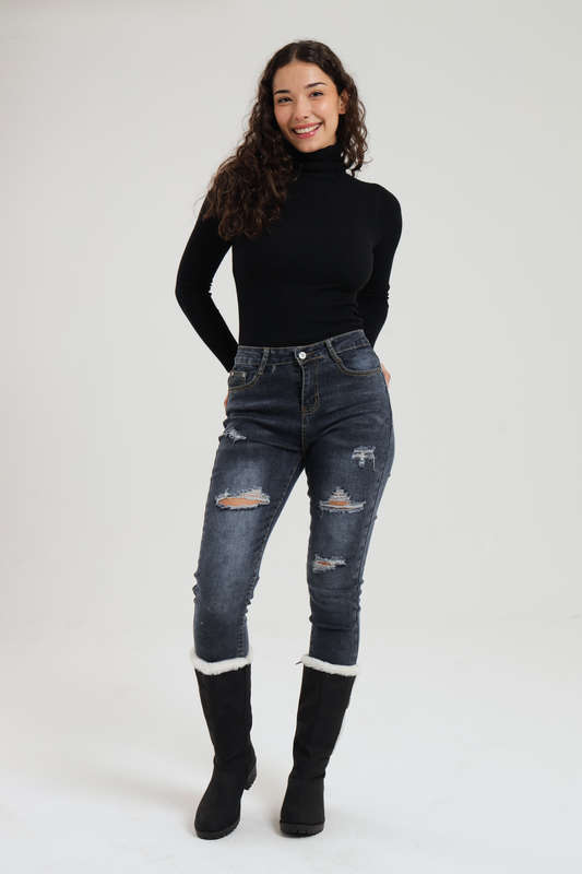 Ladies Suede Winter Boots