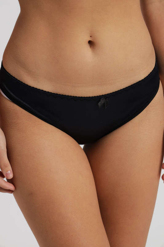 Senza 5 Pack Ladies Satin Panties With Lace Detail