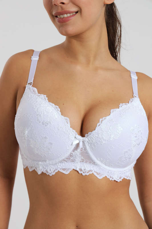 Senza Fantasy Padded Underwire Bra Cup C &amp; D For Large Bust Size