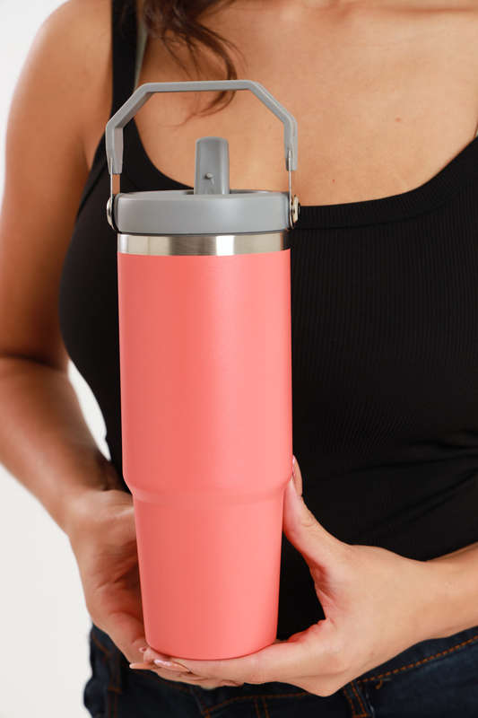 Thermos Vacuum Double Wall Stainless Steel Travel Flask Cup 900ml