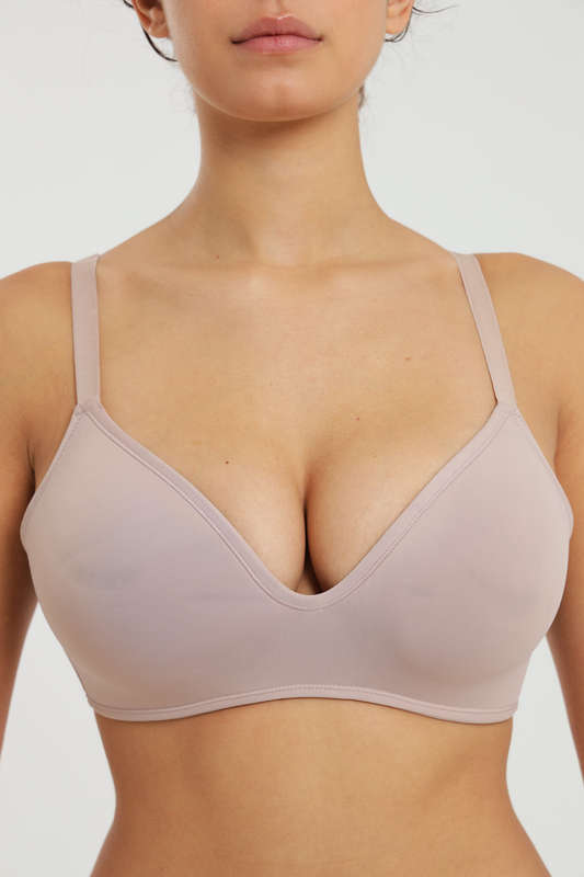 3 Pack Montelle Plush Wirefree T-Shirt Comfort Bra  C-D-DD For Large Bust