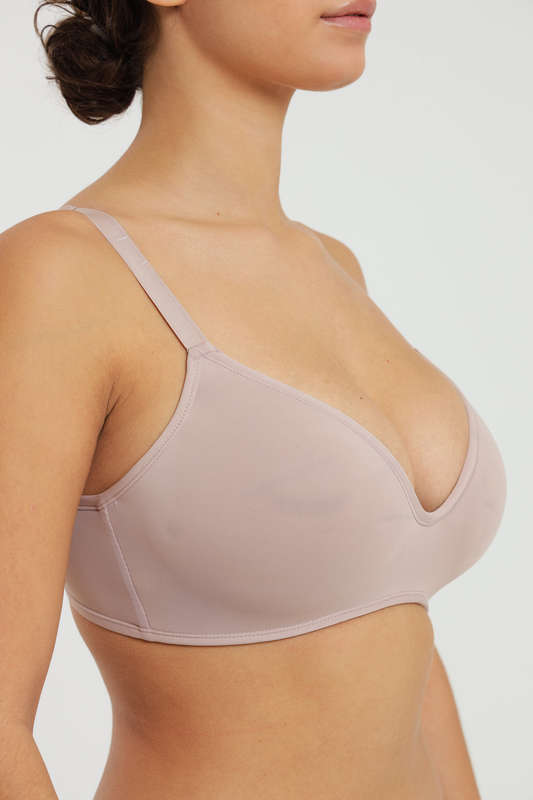 3 Pack Montelle Plush Wirefree T-Shirt Comfort Bra  C-D-DD For Large Bust