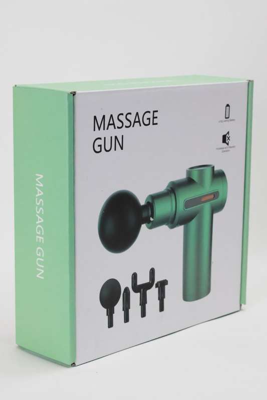 Deep Tissue Percussion Massage Gun Pain Relief Muscle Massager With 4 Heads