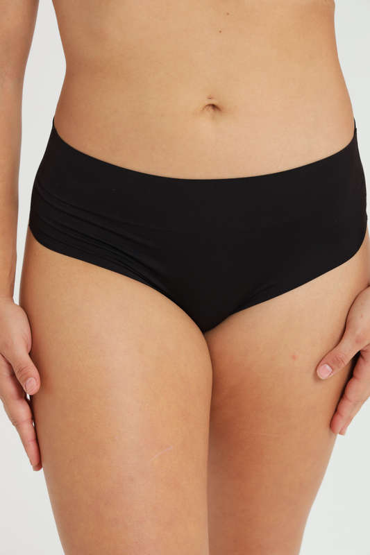 Senza® Ladies 3 Pack High Rise Semi Thong Seamless No Show Panties