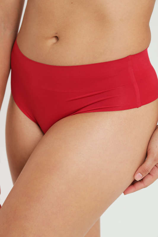 Senza® Ladies 3 Pack High Rise Semi Thong Seamless No Show Panties