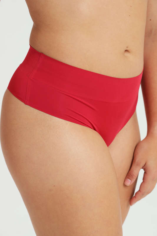 Senza® Ladies 3 Pack High Rise Semi Thong Seamless No Show Panties