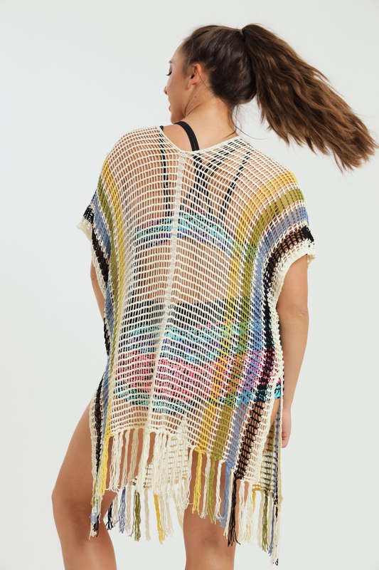 Ladies Cover Up Swimsuit Crochet Summer Bathing Suit Swimwear Knit Beach Dress