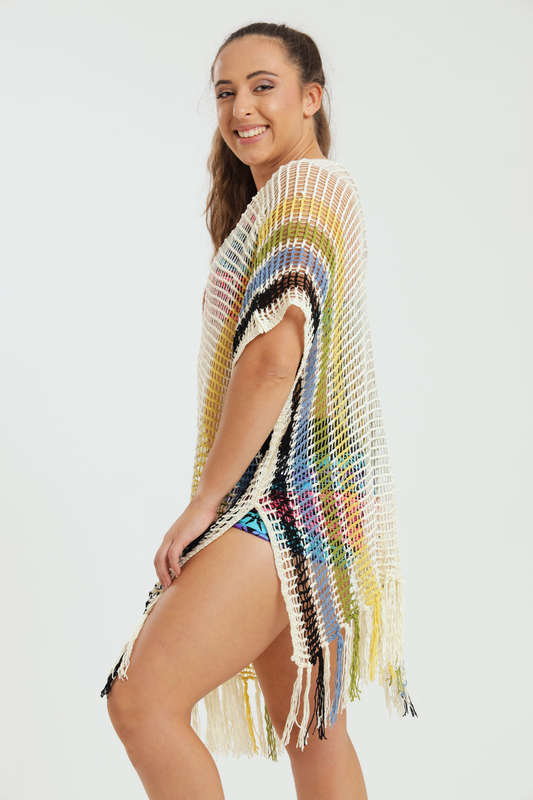Ladies Cover Up Swimsuit Crochet Summer Bathing Suit Swimwear Knit Beach Dress