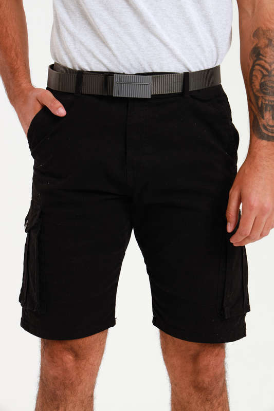 Mens Flat Front Slim Fit Chino Shorts