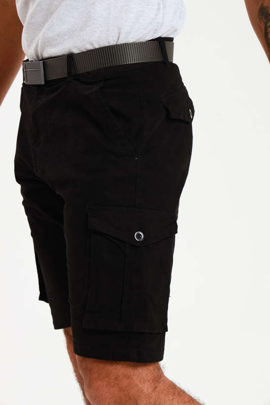 Mens Flat Front Slim Fit Chino Shorts