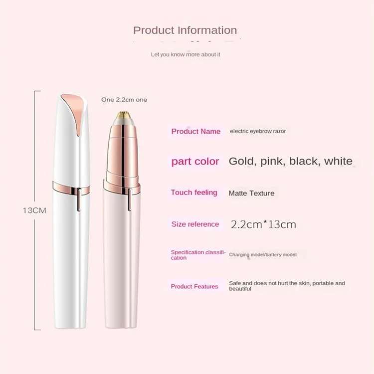 Rechargeable Eyebrow Hair Remover Epilator Pen