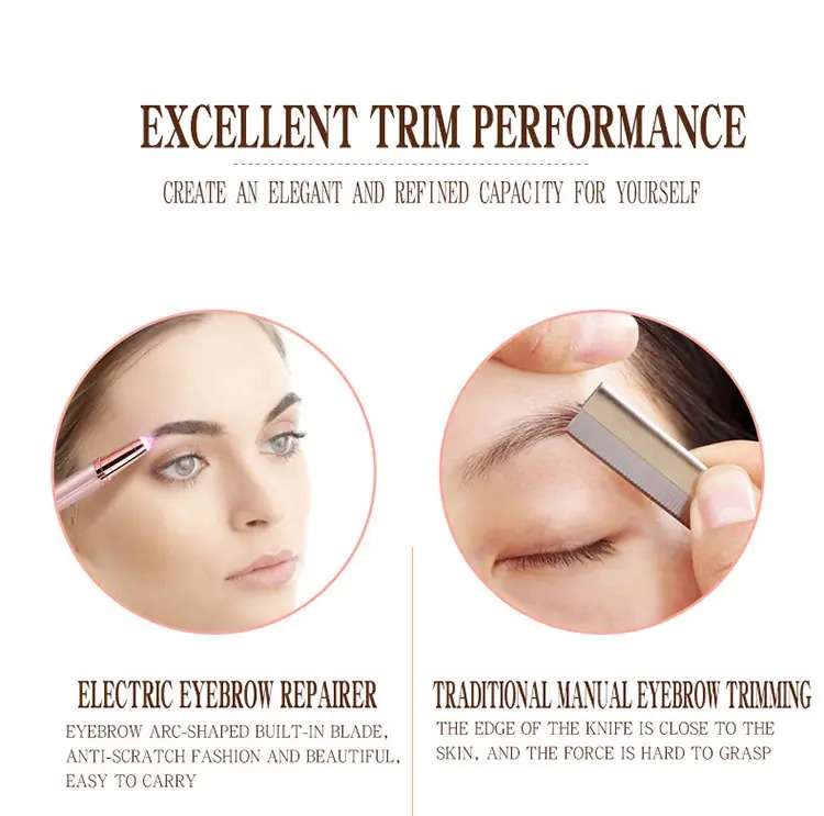 Rechargeable Eyebrow Hair Remover Epilator Pen