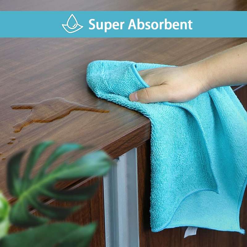 Senza Pack Of 4 Microfibre Cleaning Cloth Variety Pack XL 300mm X 300mm