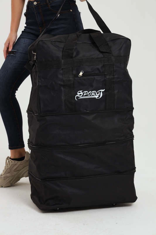 Senza Sport Large Expandable Trolley Duffle Waterproof Travel Luggage Bag