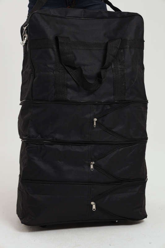 Senza Sport Large Expandable Trolley Duffle Waterproof Travel Luggage Bag