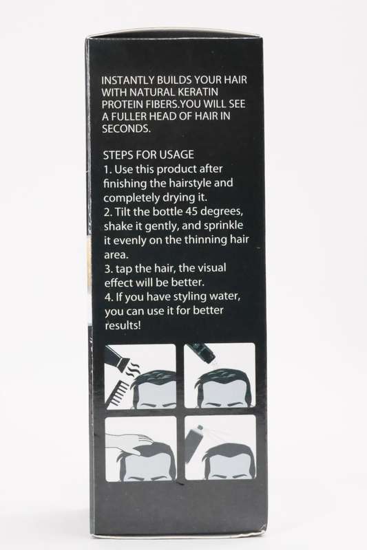 Thick Fiber Hair Building Fibers For Thinning and Fine Black Hair