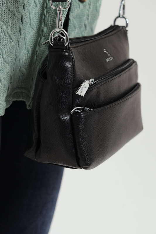 Jolie Crossbody Wide Strap Handbag Sling Bag