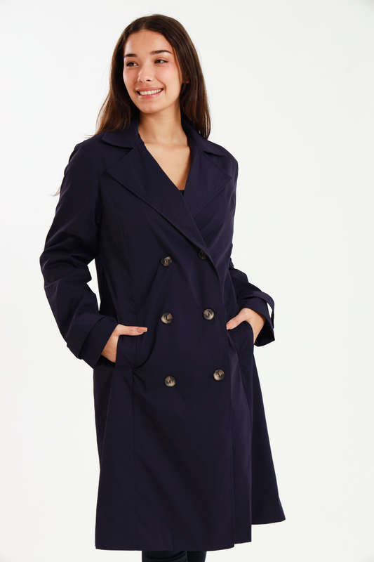 Branded Utility Trench Coat
